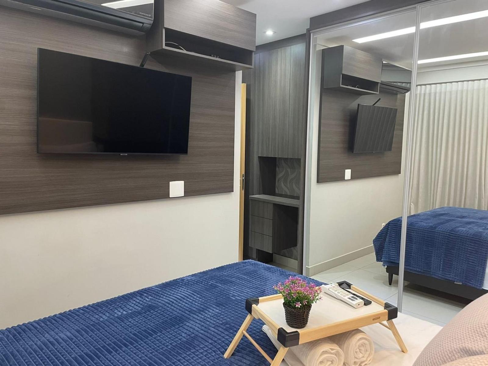 2 Qts.| 4 Hosp. | Ao Lado Do Goiania Shopping Apartment Exterior photo